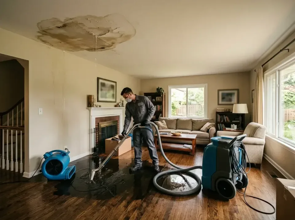 attic-pipe-burst-ceiling-drip-008 — frequently asked questions, Water Damage Restoration & Carpet Care in Baton Rouge, LA
